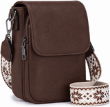 Everyday Phone Crossbody Bag with Patterned Strap