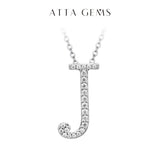 Moissanite A–Z Initial Pendant Necklace - image 20