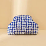 Women's Clip-Top Crossbody Purse – Lightweight Striped, Diamond & Dot Pattern Handbag