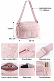 WeeNOD-L  Lightweight Puffer Crossbody Bag with Multiple Pockets