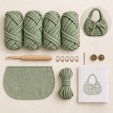 WeeNOD LoopMuse Bow Crochet Bag — DIY Kit or Ready-Made