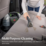 BISSELL Little Green Portable Carpet Cleaner 3369 &  BISSELL Advanced Pro Oxy Spot & Stain Formula for Portable Spot Cleaners, 32 oz., 2038W