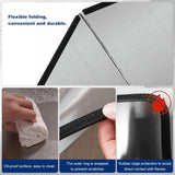 Foldable Stove Splatter Guard, 4 Sided Splatter Guard Stainless Steel Backsplash, Oil Splash Insulation Board, Nonstick Oil Splatter Guard Stove for Cooking Frying Stove Top Wall