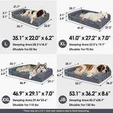 Extra Large Orthopedic Bolster Dog Bed