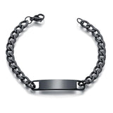 Three-Tone Engravable Curved Bracelet - image 16