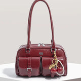 Fashionable and avant-garde women's shoulder bags, Fashion Shoulder Style, for autumn and winter 2026, personalized and niche women's bags, elegant and exquisite women's shoulder bags, suitable for shopping, dating, parties, commuting to work, etc - image