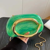 Women's Elegant Chain Strap Evening Bag, ExquisiteTrendy Clutch Bag, Clutch Purse, Fashionable Bag for Party Decoration，Christmas Gift, Valentine's Day Gift, Ideal Gift, Evening Chain Purses - image 27