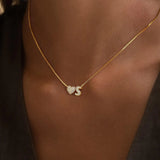 Tiny Heart A–Z Initial Necklace - image 2