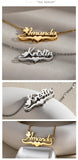 Unisex Double-Layer Heart Name Necklace - image 12