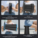 Portable Camping Collapsible Stool Lightweight Stool with Load Capacity 400lbs, Black, Adult