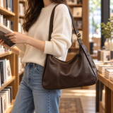 WeeNOD Espresso Slouch Shoulder Bag