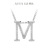 Moissanite A–Z Initial Pendant Necklace - image 23