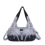 Angel Kiss Vintage Crossbody Bag(14" x 5" x 13") - PU Hobo Tote Satchel, Lightweight Elegant Convertible Shoulder Bag, Stylish Women's Commuter Accessory, Ideal for Summer Daily Use & Mother's Day Gifts, Stylish Crossbody Bags, Convertible Shoulder Bags