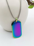 Personalized Photo and Text Dog Tag Necklace - image 20