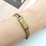 Father's Multi-Name Bead Bracelet - image 18