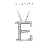 Moissanite A–Z Initial Pendant Necklace - image 15