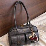 Fashionable and avant-garde women's shoulder bags, Fashion Shoulder Style, for autumn and winter 2026, personalized and niche women's bags, elegant and exquisite women's shoulder bags, suitable for shopping, dating, parties, commuting to work, etc - image