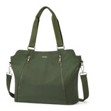Large laptop tote work bag - Nylon Green