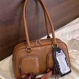 Fashionable and avant-garde women's shoulder bags, Fashion Shoulder Style, for autumn and winter 2026, personalized and niche women's bags, elegant and exquisite women's shoulder bags, suitable for shopping, dating, parties, commuting to work, etc - image