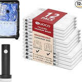 SUOCO Travel Vacuum Seal Bags with Rechargeable Electric Pump & Compression Packing Cubes Airtight, Re-sealable Set Travel Organizers for Luggage Space-Saving Solutions, Vacuum Bags For Travel backtoschool