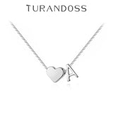Tiny Heart A–Z Initial Necklace - image 18