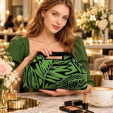 Green Leaf Knit Cosmetic Bag - image 2