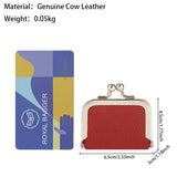 RoyalBagger Genuine Leather Mini Coin Purse