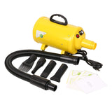 RichYa  Professional Dryer for Large Dogs, Pet Hair Grooming Blower Blaster with Strong Power, Yellow