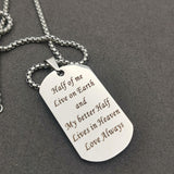Personalized Photo and Text Dog Tag Necklace - image 25