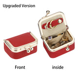 RoyalBagger Genuine Leather Mini Coin Purse - Kiss Lock Change Pouch