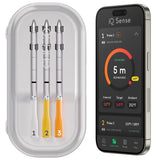 iQ Sense by CHEF iQ Smart Wireless Thermometer, WiFi Unlimited Range, 5 Sensors, Ultra-Thin Probe - 2025 Version, Gen 3