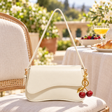 WeeNOD Cherry Charm Saddle Shoulder Bag