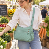 WeeNOD Mint Multi-Pocket Crossbody