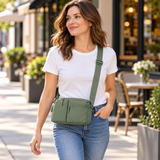WeeNOD-L Everyday Multi-Pocket Nylon Crossbody Bag