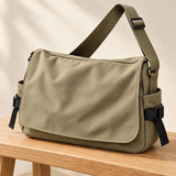 WeeNOD Olive Flap Messenger Bag
