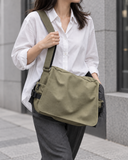 WeeNOD Olive Flap Messenger Bag