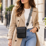 Everyday Phone Crossbody Bag with Patterned Strap
