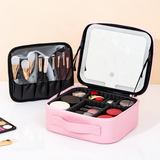 WeeNOD-L Lighted Makeup Bag with LED Mirror & Adjustable Dividers