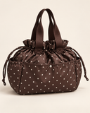 WeeNOD Brown Polka Dot Lunch Tote