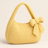 WeeNOD LoopMuse Bow Crochet Bag — DIY Kit or Ready-Made