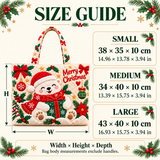 WeeNOD-L Christmas Cheer Tote Bag – Festive Holiday Collection
