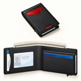 WeeNOD Pop-Up Bifold Wallet with ID Window & Money Clip