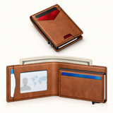 WeeNOD Pop-Up Bifold Wallet with ID Window & Money Clip
