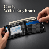 WeeNOD Pop-Up Bifold Wallet with ID Window & Money Clip