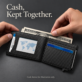 WeeNOD Pop-Up Bifold Wallet with ID Window & Money Clip