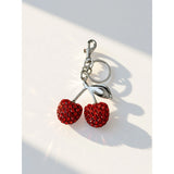 Bling Charms #C011 - Personal Style Cherry Keychain, Perfect for Gifting