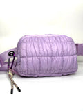 Puff Crossbody Bag (1140-21#) - Adjustable Strap and Zipper Closure