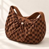 WeeNOD Windowpane Gather Shoulder Bag