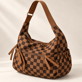 WeeNOD Windowpane Slouch Shoulder Bag