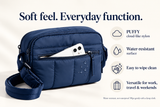 Puffy Nylon Mini Crossbody Bag — 2.4L